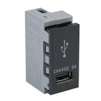 Single 2A 5V USB Charger (Black) - 3894002