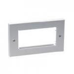 7020207 Double Gang Euro Wallplate