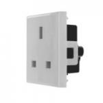 3891001 50 x 50mm snap-in 13 Amp, 240V insert in white